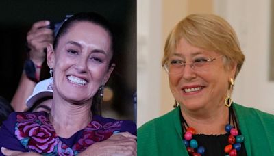 Los consejos de Michelle Bachelet a Claudia Sheinbaum, la primera mujer elegida Presidenta de México - La Tercera
