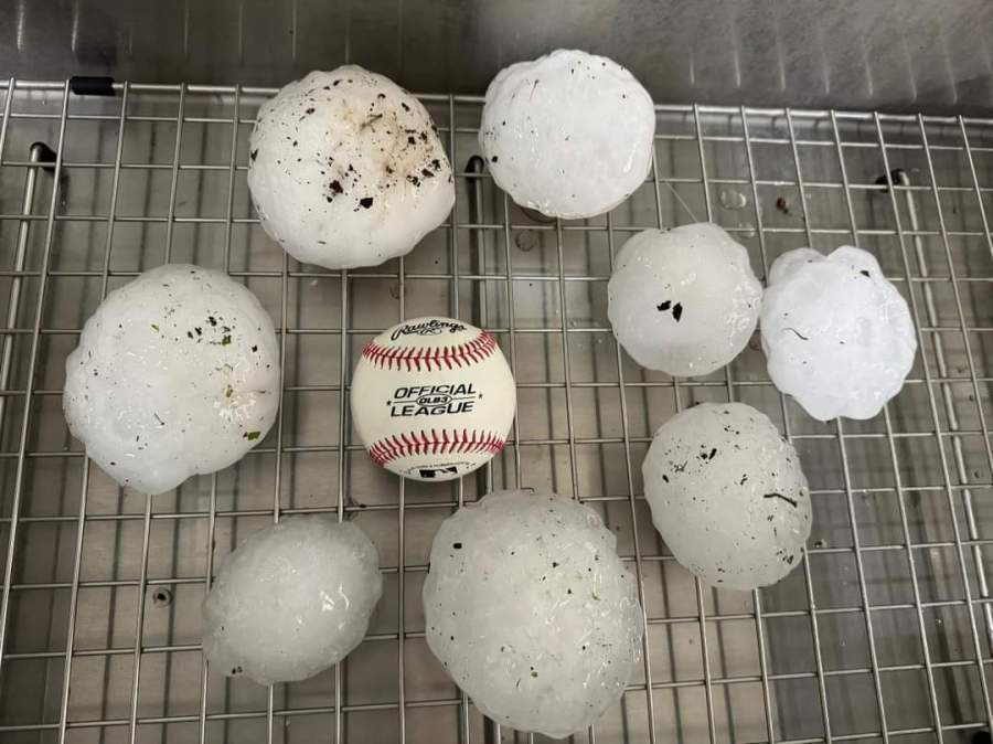 Severe weather brings DVD-size hail in Central Texas