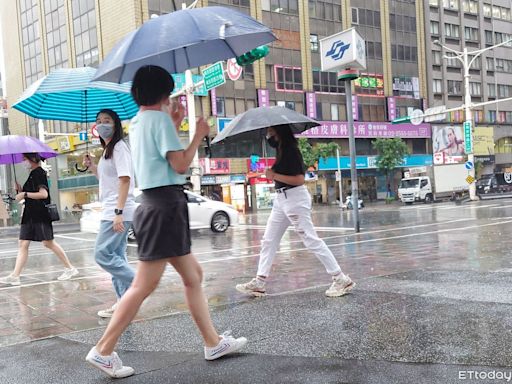 明起午後雷雨擴大「降雨熱區曝」 未來一周2地最燒