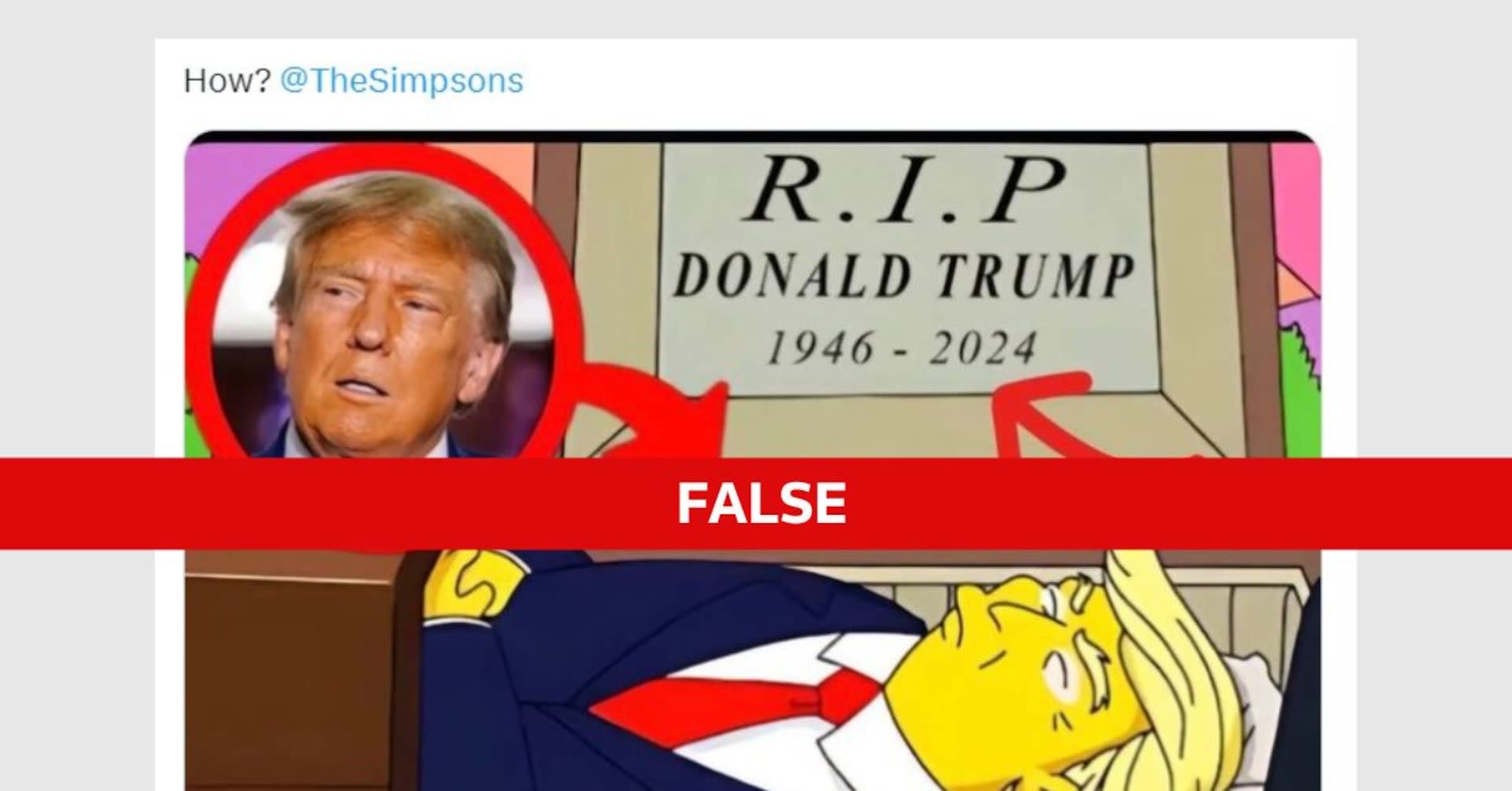 Fact Check: False ‘Simpsons’ prediction resurfaces after Trump shooting