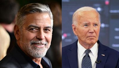 Gorge Clooney pidió a Joe Biden que se baje de la contienda de EEUU