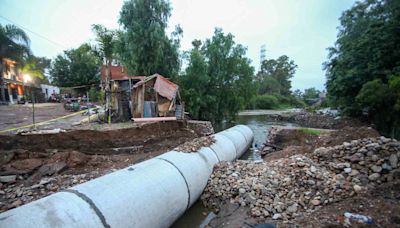 Concluye rehabilitación del colector pluvial en la colonia Vicente Guerrero