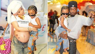 Pregnant Cardi B and Offset Separately Celebrate Son Wave Turning 3 with Sweet Birthday Party Snaps amid Divorce