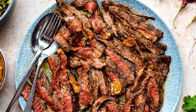 How to barbecue the perfect steak: Ancho hanger steak with charred corn and jalapeno salsa