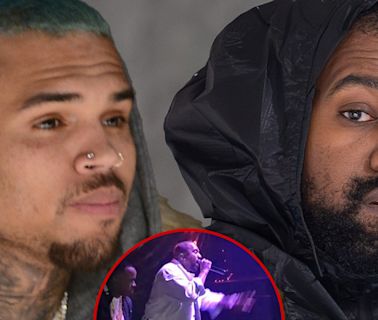 Chris Brown Rips Unnamed Rapper For Club Rant, Fans Think it's Kanye West