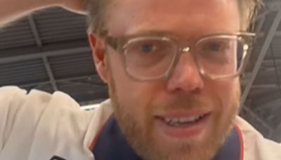 Comedian Rob Beckett 'left wife and children' on holiday to jet to Euros