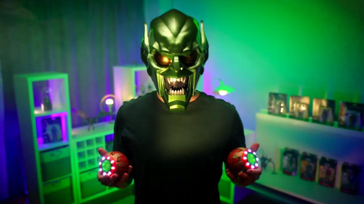 Marvel Legends Green Goblin Helmet And Pumpkin Bomb Replica Pre-Orders Are Available Now