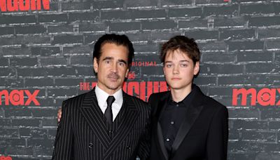 Colin Farrell brings son Henry to 'The Penguin' premiere. What to know about his 2 kids