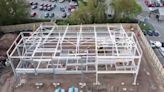 Watch: Drone captures work on new Whitchurch swimming and fitness centre