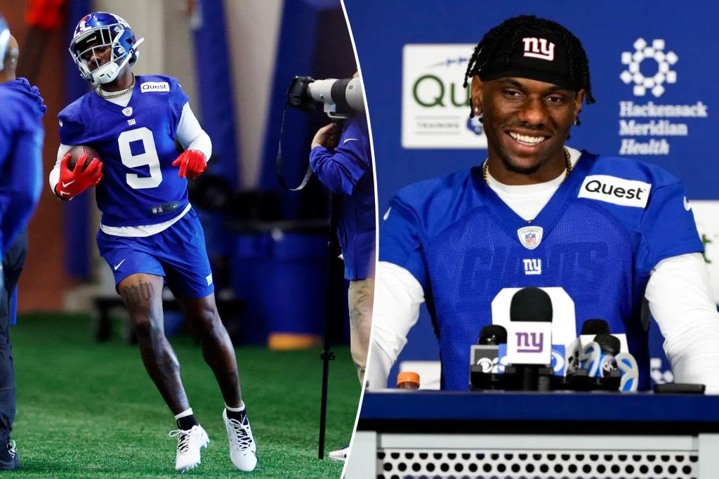 First practice impressions of Malik Nabers after Giants hyped rookie signs $29 million deal