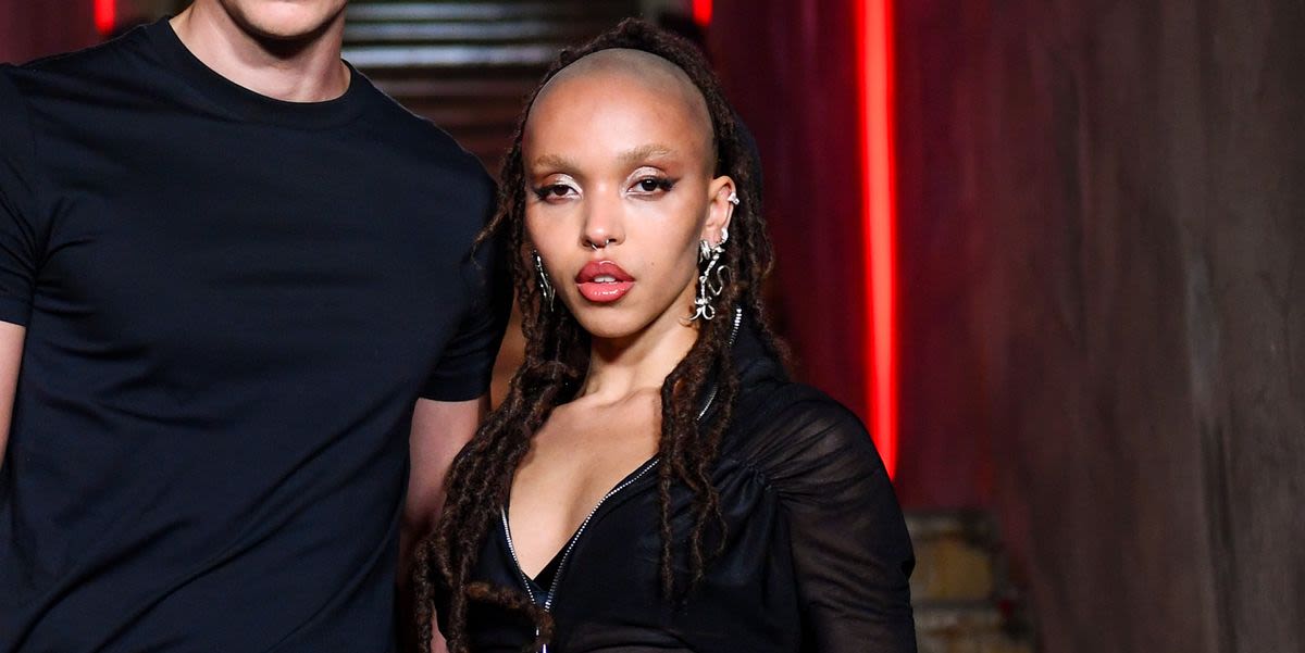 FKA Twigs Is a Spooky Enchantress in This Ruched transparent LBD