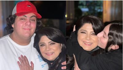 Victoria Ruffo celebra los 20 años de sus mellizos