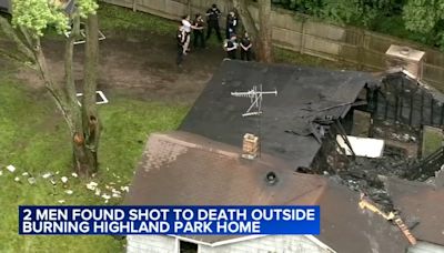 Highland Park shooting: Man in custody after 2 brothers found fatally shot outside burning home
