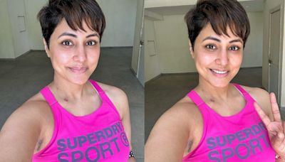 Hina Khan breast cancer: Actress flaunts her strength & beauty in post featuring an empowering caption