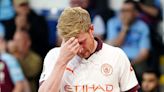 Pep Guardiola confirms Kevin De Bruyne ‘out for a while’ as Man City suffer huge injury blow