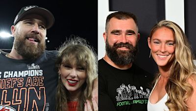 Travis Kelce Brings Jason Kelce and Kylie Kelce to Taylor Swift's Eras Tour in London - E! Online