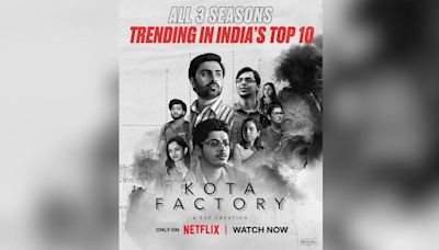 Kota Factory sweeps Netflix India top 10 across all seasons