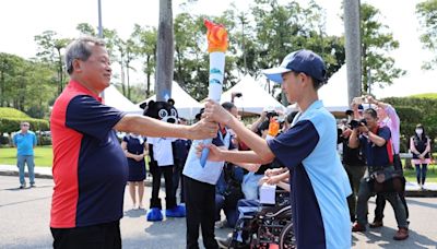 全國身心障礙國民運動會聖火引燃儀式 (圖)