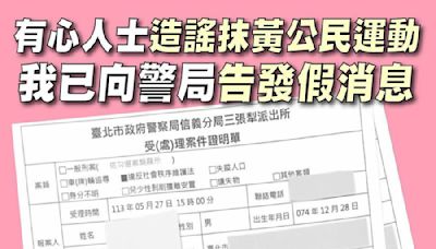 「青鳥行動」遭抹黃 許淑華：已依社維法向信義分局提告