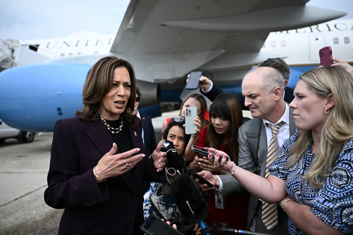 Election 2024 live: Harris ‘ready to debate’ Trump as new poll shows Democrats gaining in key swing states