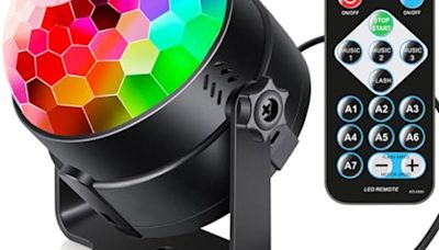 Luditek Sound Activated Party Lights with Remote Control Dj Lighting, Now 23% Off