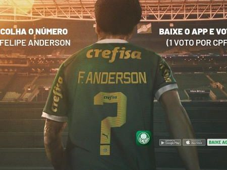 Palmeiras lança votação para torcida decidir numeração de Felipe Anderson