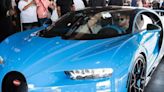 ‘Canelo’ arribó a Las Vegas en su Bugatti Chiron