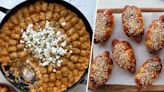 Molly Yeh makes Buffalo chicken hotdish and pretzel bagel challah dogs for game day