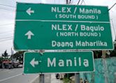 Road signs in the Philippines
