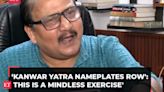 RJD MP Manoj Jha calls out UP govt over ‘Kanwar yatra nameplates’ row