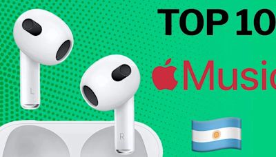 Descubre las canciones que están de moda hoy en Apple Argentina