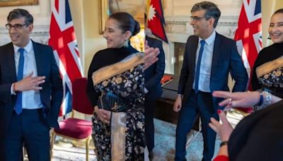 See Photos: Manisha Koirala meets UK Prime Minister Rishi Sunak, says, ‘Most of them had seen Netflix’s Heeramandi and…’