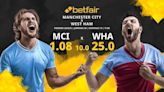 Manchester City vs. West Ham: horario, TV, estadísticas, clasificación y pronósticos