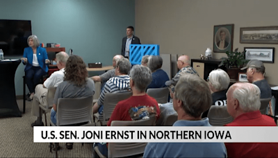 Sen. Joni Ernst visits Britt for town hall