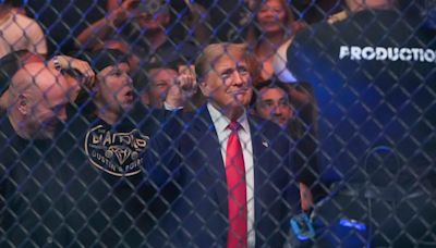 Trump is the main event at UFC 302: Down but not out, he bathes in cheers at Prudential Center
