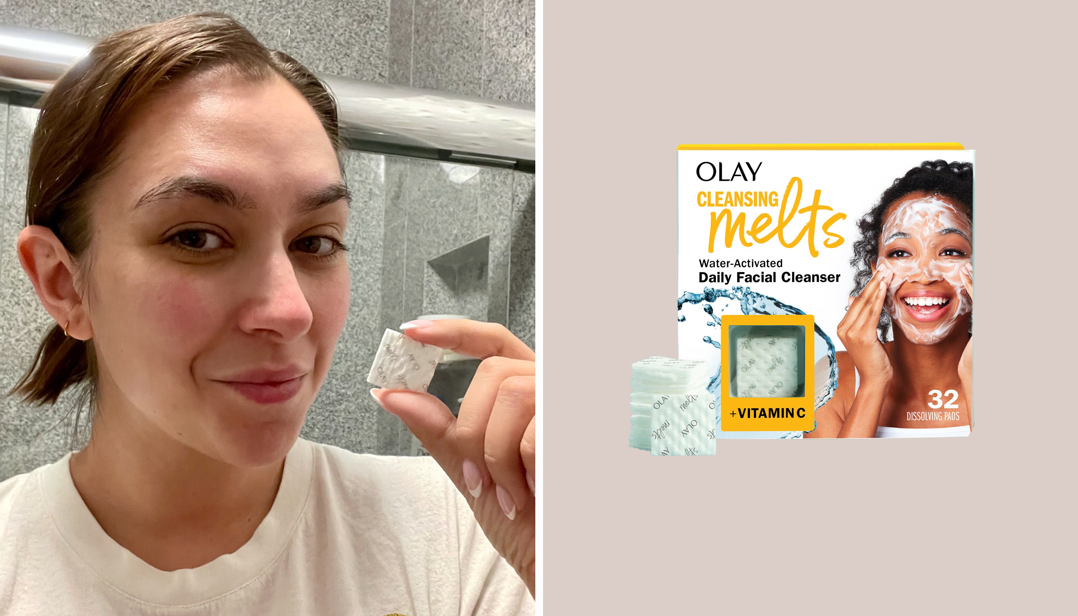 Olay Cleansing Melts Are the Space-Age Skin Care We Saw in Movies