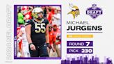 Vikings select C Michael Jurgens with 230th overall pick in 2024 NFL Draft