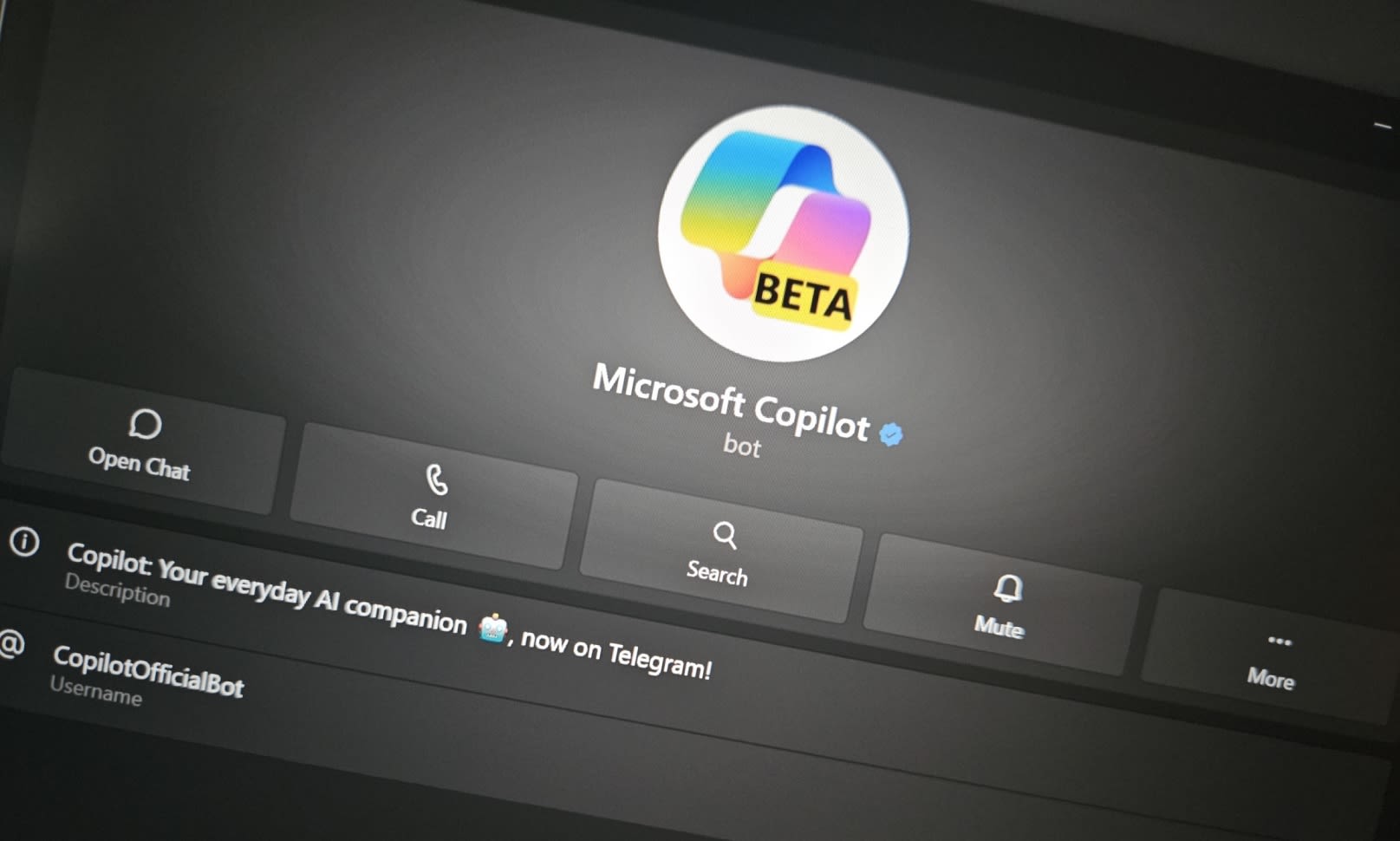 After Windows 11, Copilot is coming to messaging apps, starting with Telegram