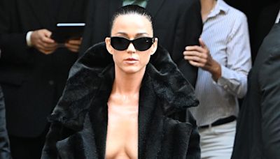 Topless Katy Perry Trying Way Too Hard at Paris Haute Couture Week