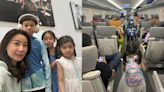 郭晶晶單拖帶三仔女坐高鐵去深圳美術館 一貼地舉動獲網民激讚