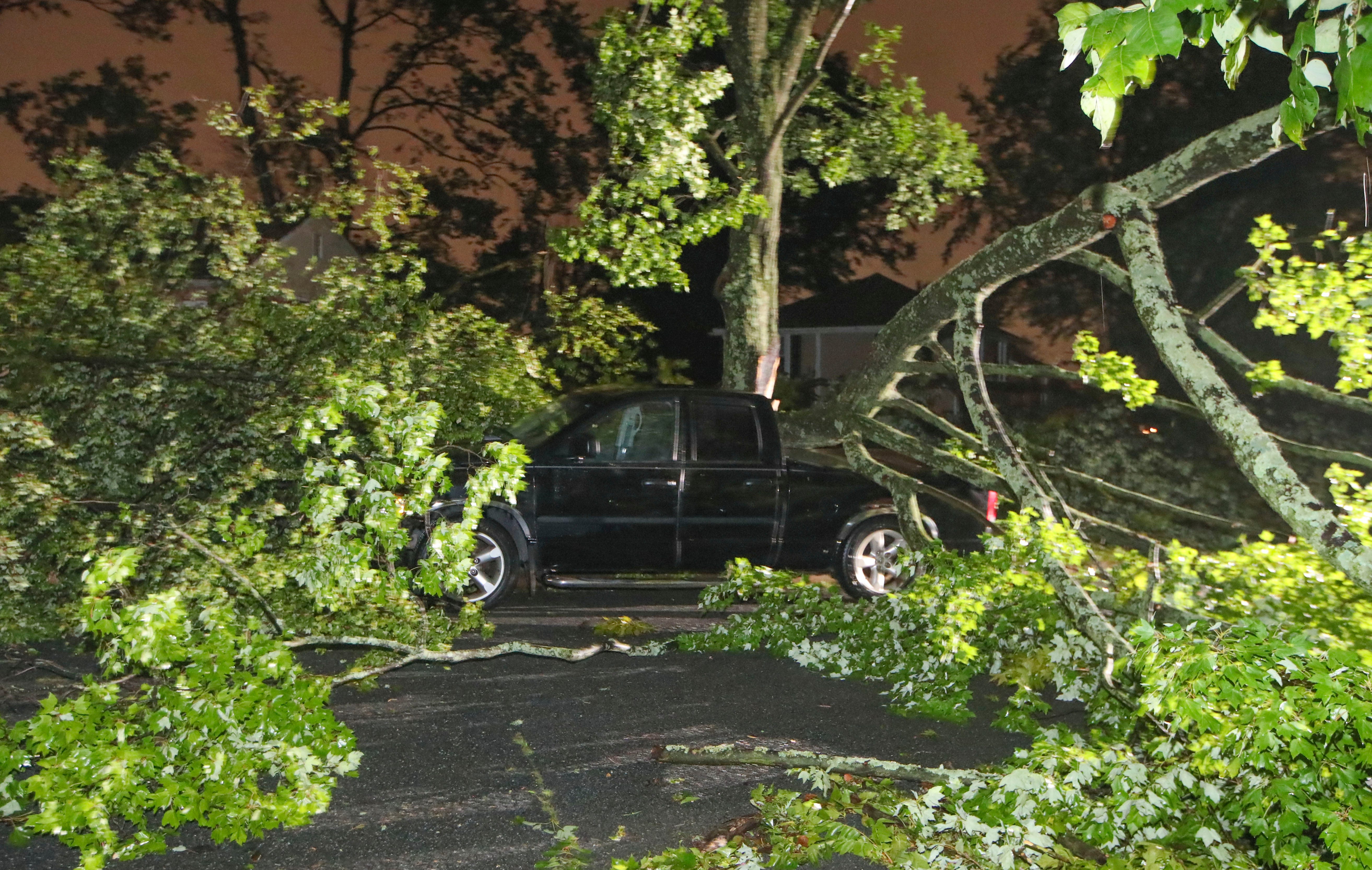 Tornado confirmed near Kirkwood Highway. Delaware under tornado watch Friday