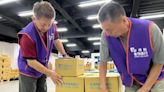 安得烈協會打包500箱食物 將赴偏鄉儲存利災援