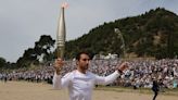 Olympic flame arrives in Marseille, France, 79 days before the Paris 2024 Games