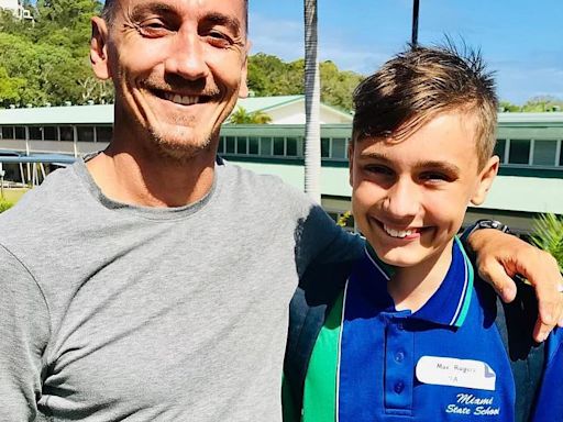 Furious footy great Mat Rogers reveals his autistic son was robbed