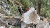 Yosemite rockfall forces repairs on closed trail