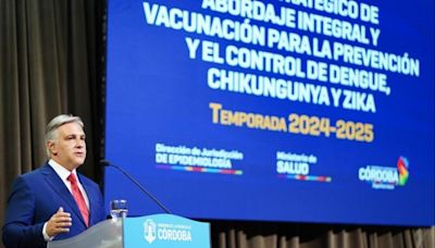 Córdoba lanzó el plan de Vacunación de dengue, chikungunya y zika
