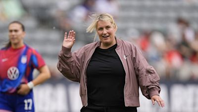 Coach Emma Hayes makes successful debut with US women’s national team in 4-0 win over South Korea - WTOP News