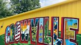 New postcard mural in Crowville highlights Franklin Parish farming, faith, values