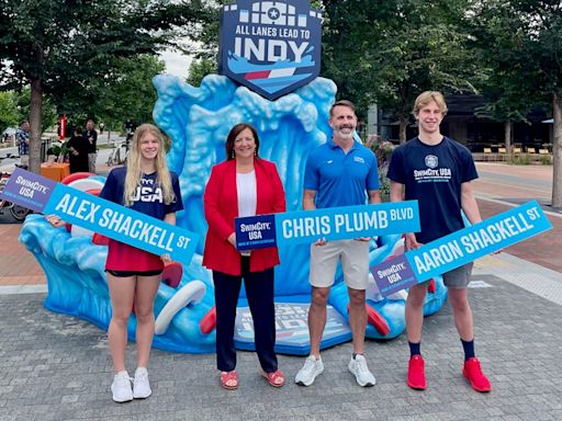 Carmel, Indiana only U.S. city with 3 Olympic swimmers in Paris