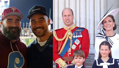 Travis and Jason Kelce Applaud Prince William and Kate Middleton's 'Good Parent Move' After Meeting Princess Charlotte